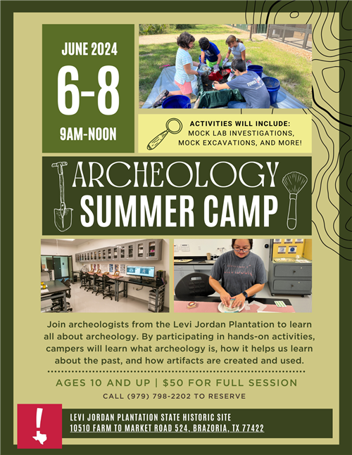 Flyer-Summer Camp-Archeology